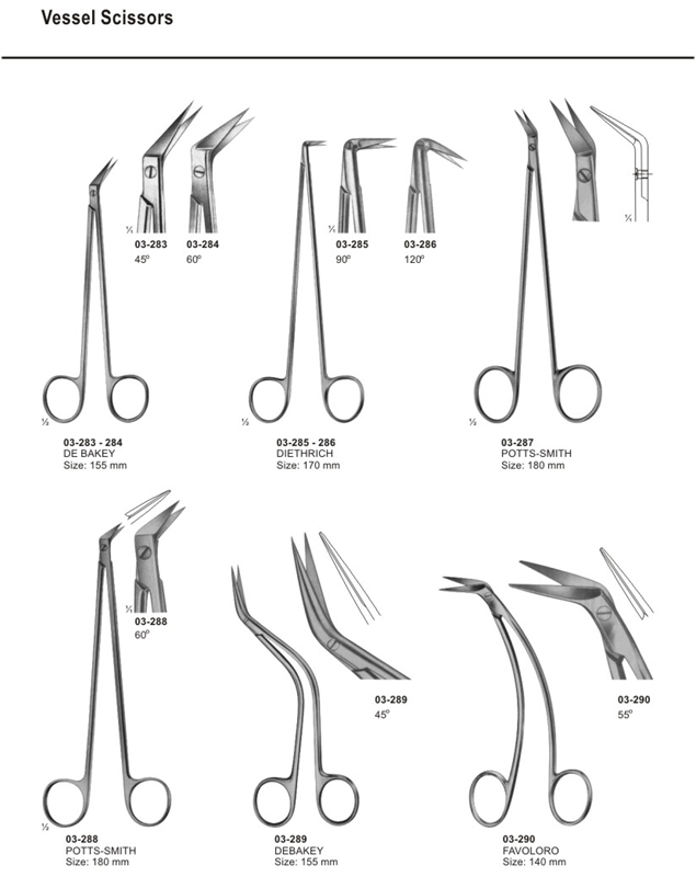 De-bakey, vessel scissor - Alphadent International