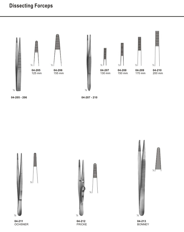 Dissecting forceps, special - Alphadent International