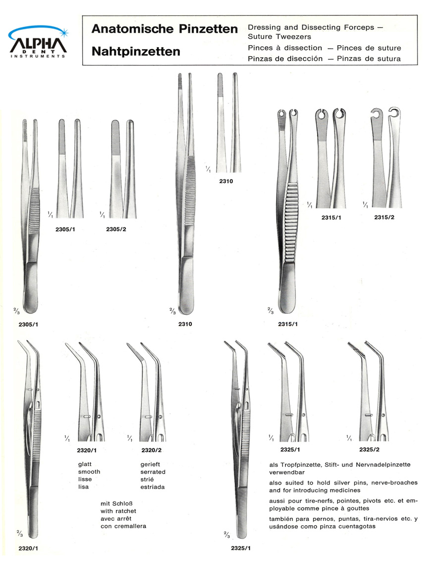 Dissecting forceps Alphadent International