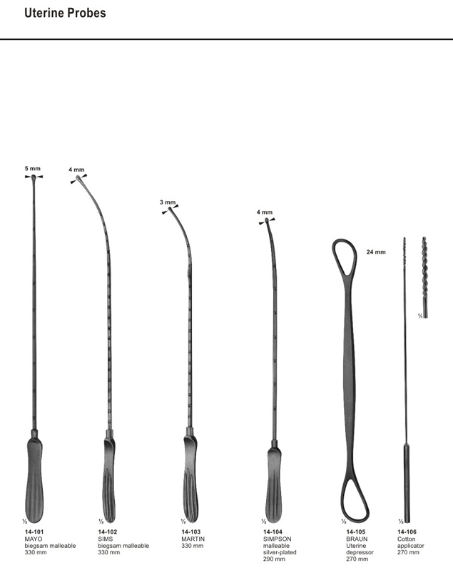 Cotton, uterine probes - Alphadent International